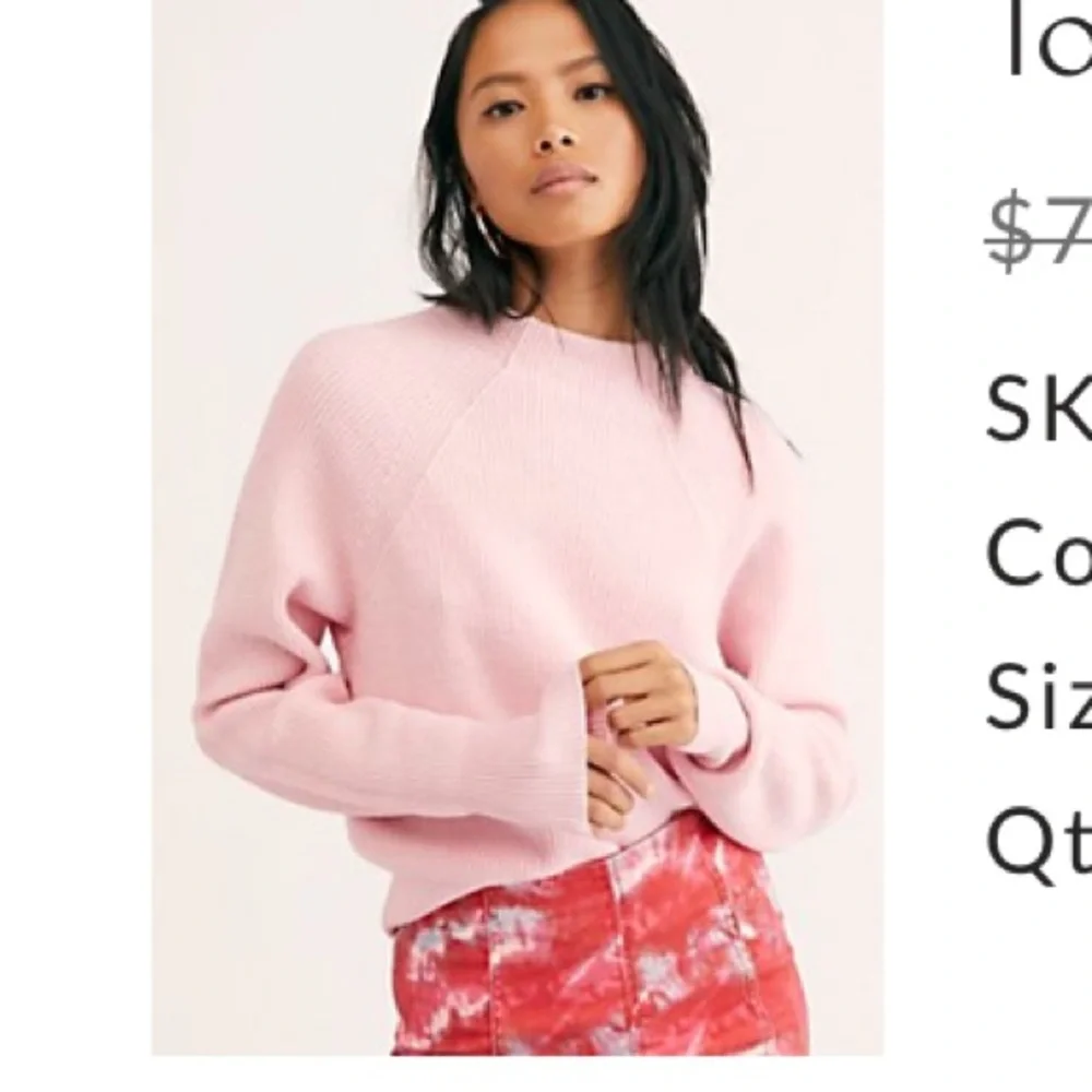 Free People Too Good Pullover - Picture 1 of 4